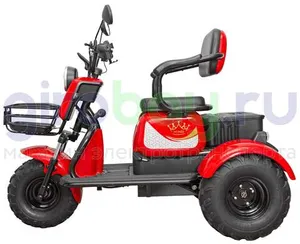 Электротрицикл IKINGI SIBTRIKE T3 Pro MAX 1000W (60V/30Ah) - Красный фото №12