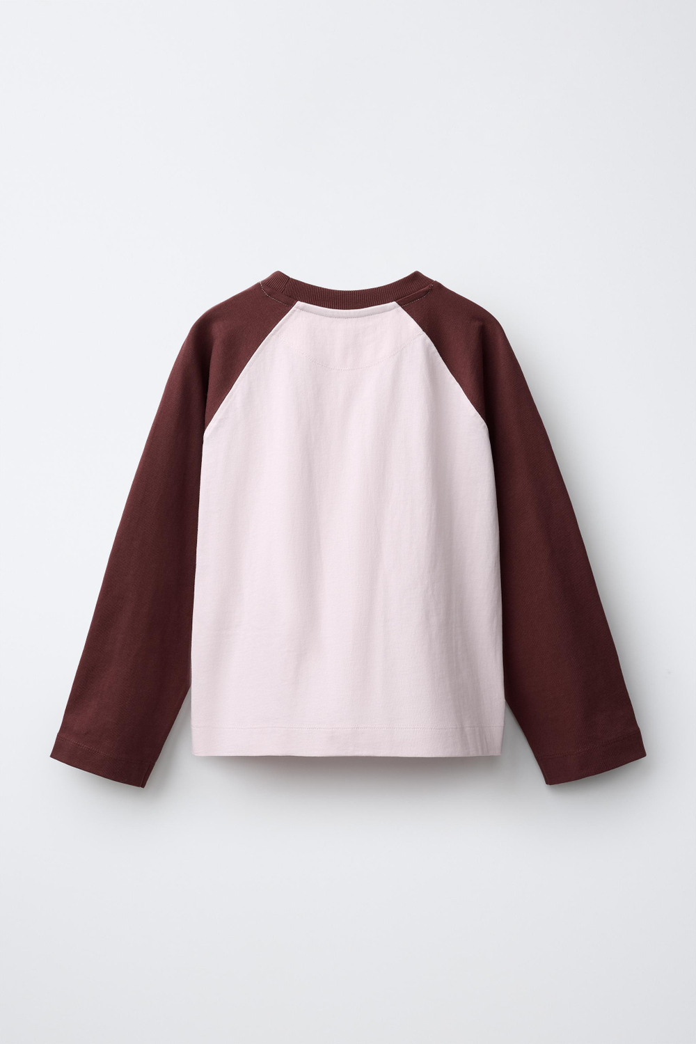 ZARA ФУТБОЛКА С РУКАВАМИ РЕГЛАН, РОЗОВЫЙ
