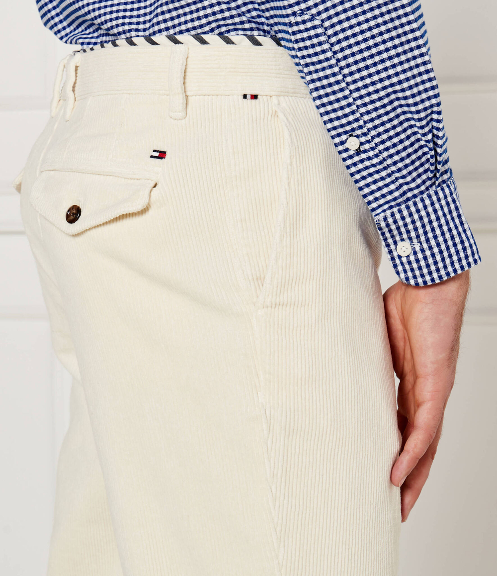Вельветовые брюки Tommy Hilfiger - кремовый(MW0MW36693)