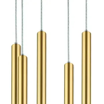 Подвесной светильник светодиодный 40W 3000K L8T747433 золотой Tubo Lightstar