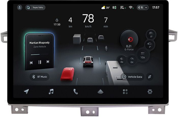 Магнитола для Toyota Land Cruiser 105 1998-2007 - Teyes CC4-PRO монитор 13" 2K QLED на Android 13, Быстрейшая, Snapdragon 778G, ИИ, CarPlay, DSP, 4G SIM-слот
