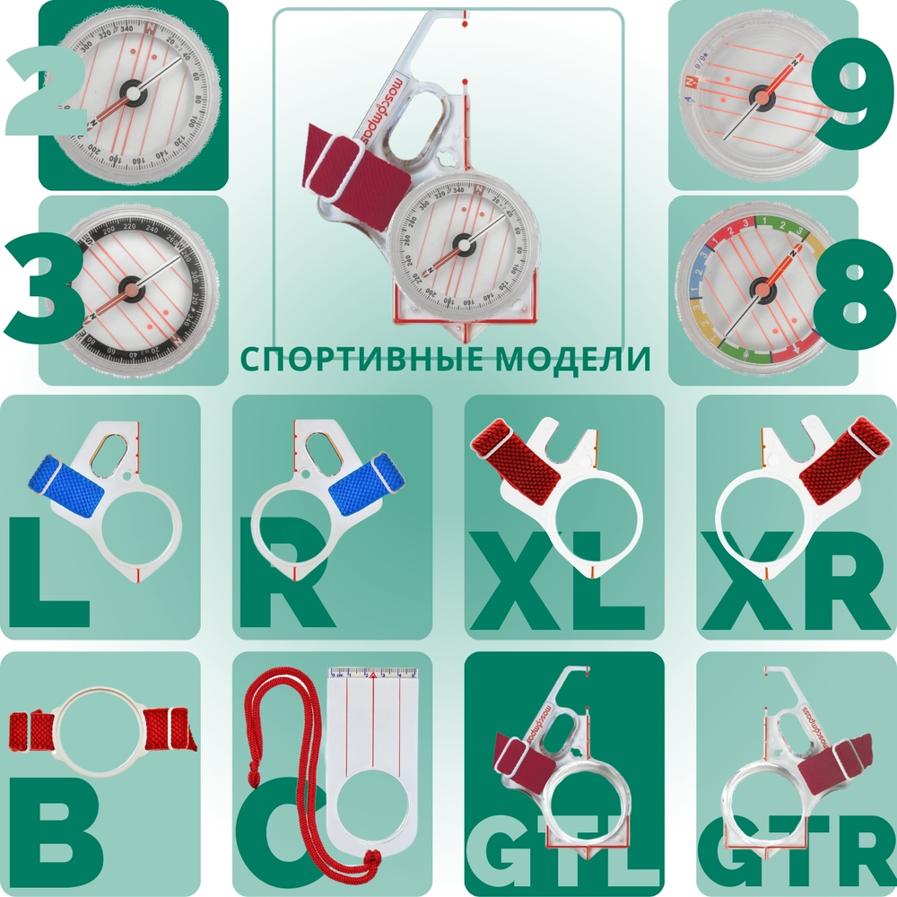 Компас Москомпас жидкостный Модель 2GTL