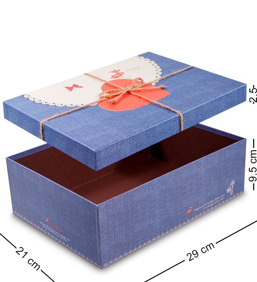 Packing Symphony WF-21-A Набор коробок из 3шт «Прямоугольник» цв.синий