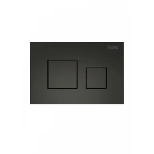 Клавиша смыва Teymi Kati, двойной смыв, черный матовый T70702BM