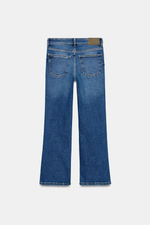 Z1975 Мини-джинсы с расклешенными брючинами и высокой талией - ZARA