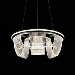 Подвесной cветильник LED4U L7706-460 BK
