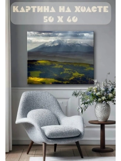 Картина на стену 40 X 50 Горный пейзаж