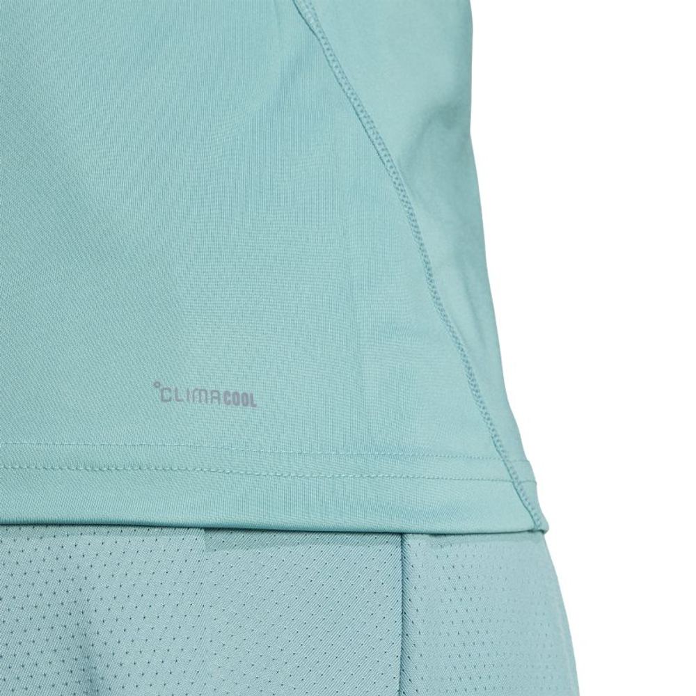 Женский теннисный топ Adidas Tennis Club Climacool - powder teal