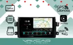 Магнитола для Suzuki SX4 2006-2014 - Vaycar VA75-0124-2K на Android 13, Быстрая, 2K QLED, CarPlay, 4G SIM-слот