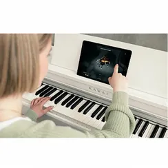 KAWAI CN201 W - цифровое пианино, банкетка, механика Responsive Hammer III, 88 клавиш, цвет белый