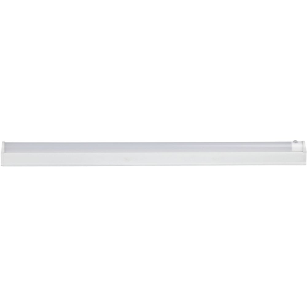 Линейный светодиодный светильник ЭРА LLED-02-08W-4000-MS-W 8Вт 4000K L574мм с датчиком движения | Бытовые светодиодные линейные светильники