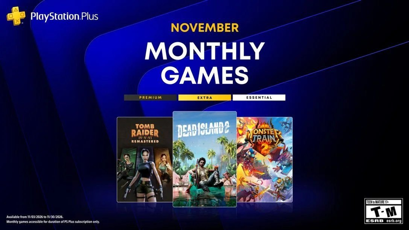 В ноябре в PS Plus добавят Dead Island 2, Monster Train 2 и ремастеры Tomb Raider