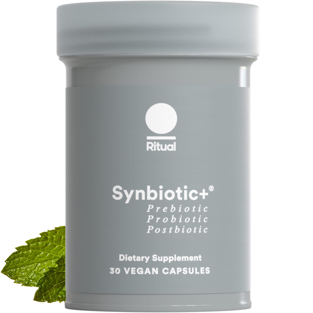 Ritual, Synbiotic+®, мята, 30 растительных капсул