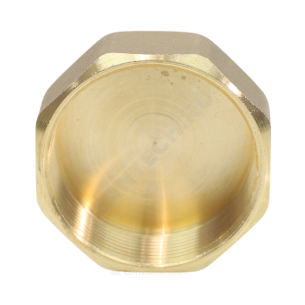 Заглушка латунь Ду 20 (3/4") ВР VALFEX VF.590.L.034