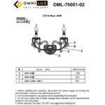 Настенный светильник Omnilux Aglientu OML-70001-02
