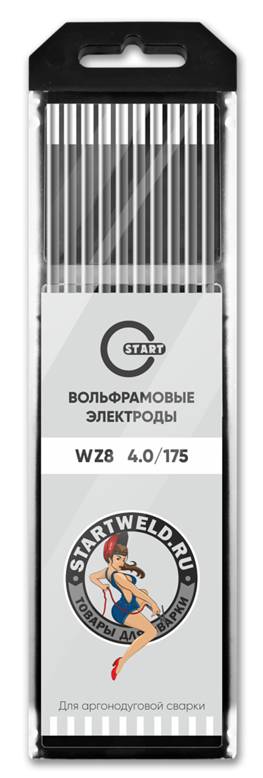 Вольфрамовый электрод WZ 8 4,0/175 (белый) WZ2040175