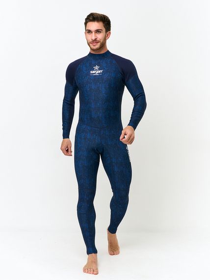 Гидрокостюм SARGAN Sport 1001/MBL, мужской, длинный, неопр.2мм, микс-синий, р.