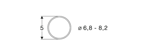 Бандаж для колес 6,8-8,2mm
