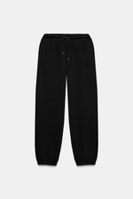 БРЮКИ-ДЖОГГЕРЫ ИЗ МЯГКОЙ ТКАНИ — ZARA