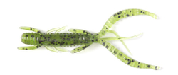 Виброхвосты съедобные LJ Pro Series HOGY SHRIMP 3.0in (7,6 см), цв. PA01, 10 шт.