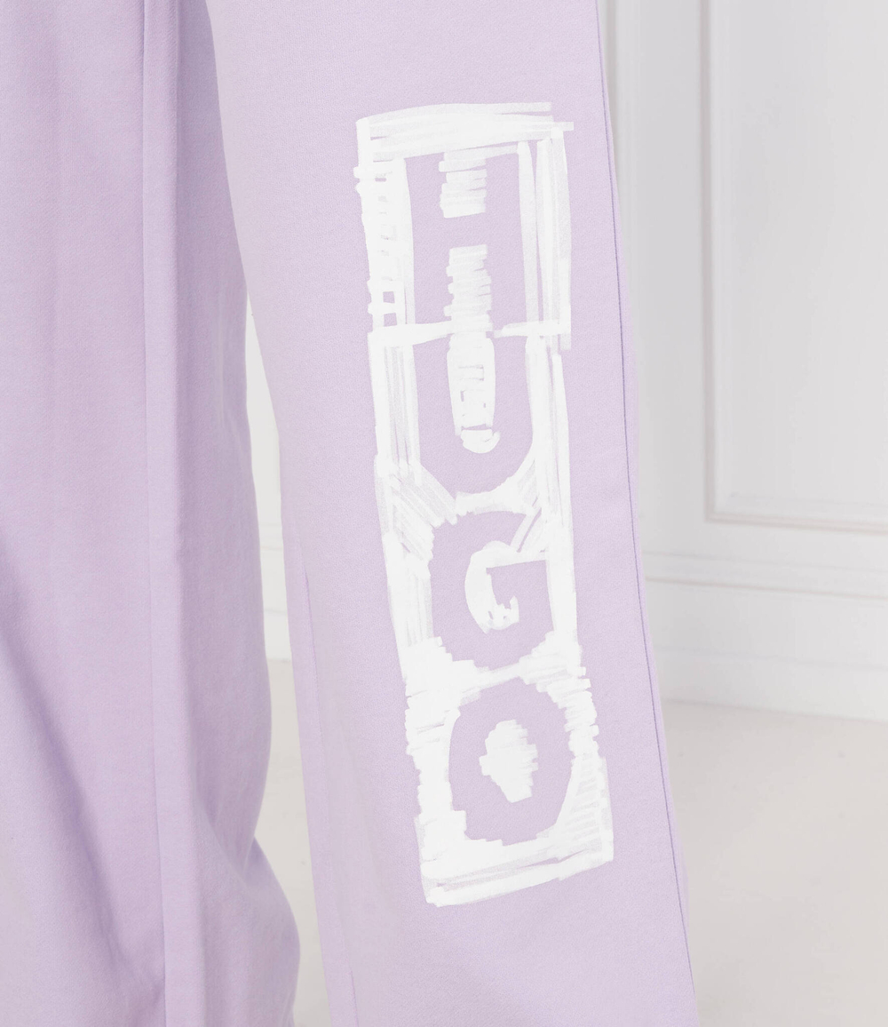 Спортивные штаны Nasuede HUGO - лавандовый(50494645)