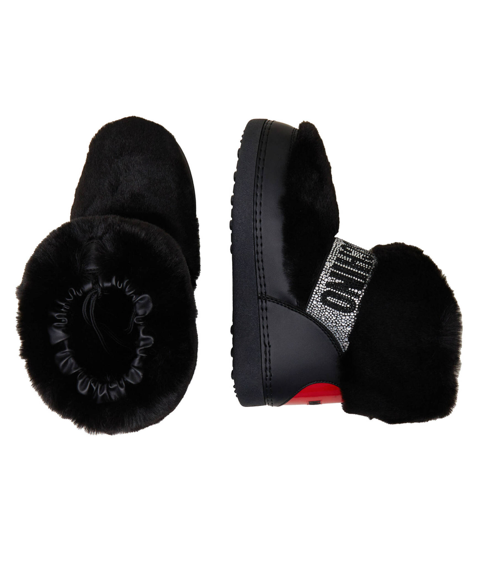 Утепленное угги Love Moschino - черный(JA24202G0HJW0)