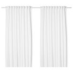 Комплект штор IKEA TIBAST (ТИБАСТ), Белый, 145x250 см, 2 шт