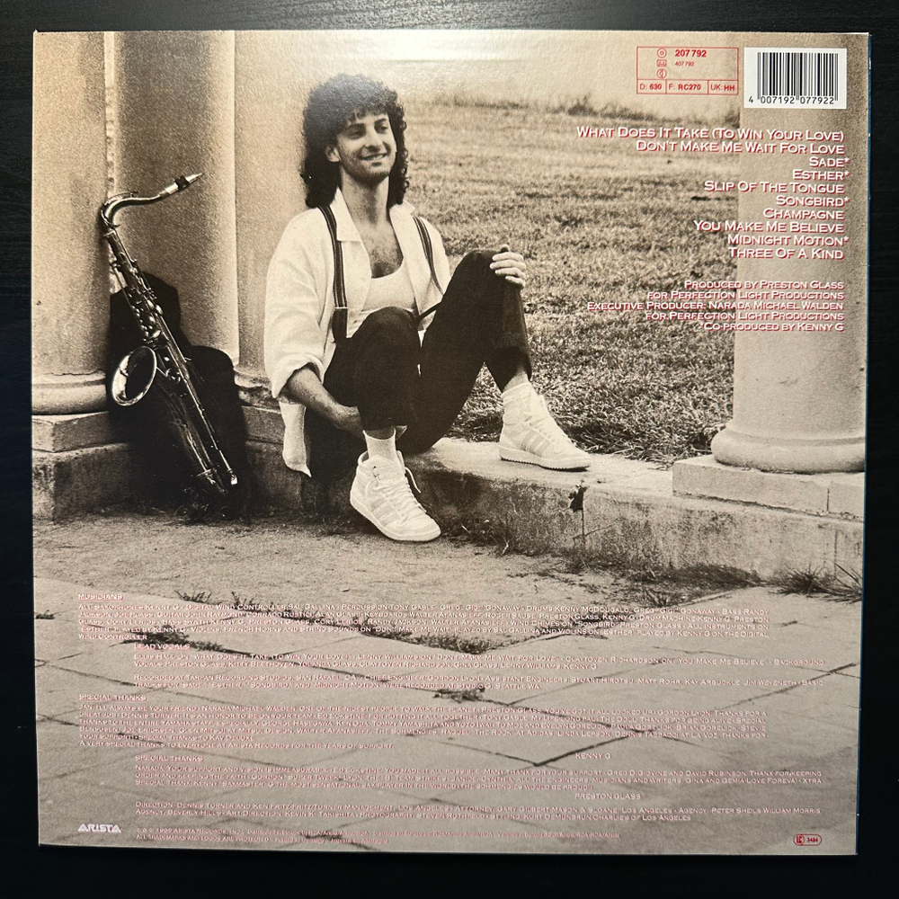 Kenny G - Duotones (Европа 1986г.)