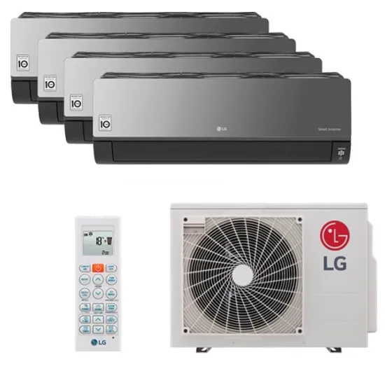Мультисплит система LG AC09BK.NSJR x 4 / MU4R25.U21