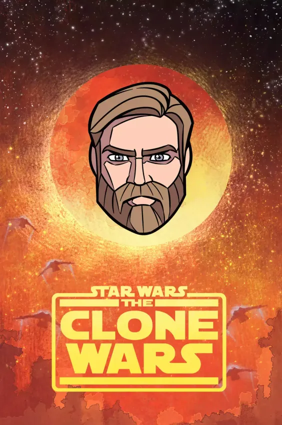 Металлический пин "Star Wars The Clone Wars: Obi-Wan Kenobi"