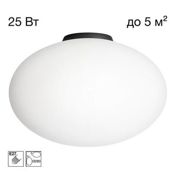 Потолочный светильник Ø280 1*Е27 CL941E28B5 чёрный Ron Citilux