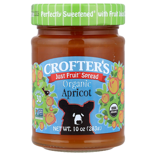 Crofter's Organic, органический спред Just Fruit®, со вкусом абрикоса, 283 г (10 унций)