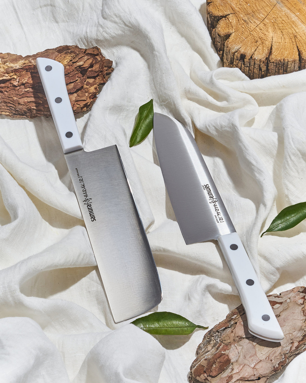Нож кухонный Сантоку 17.5см Samura Harakiri SHR-0095W/Y