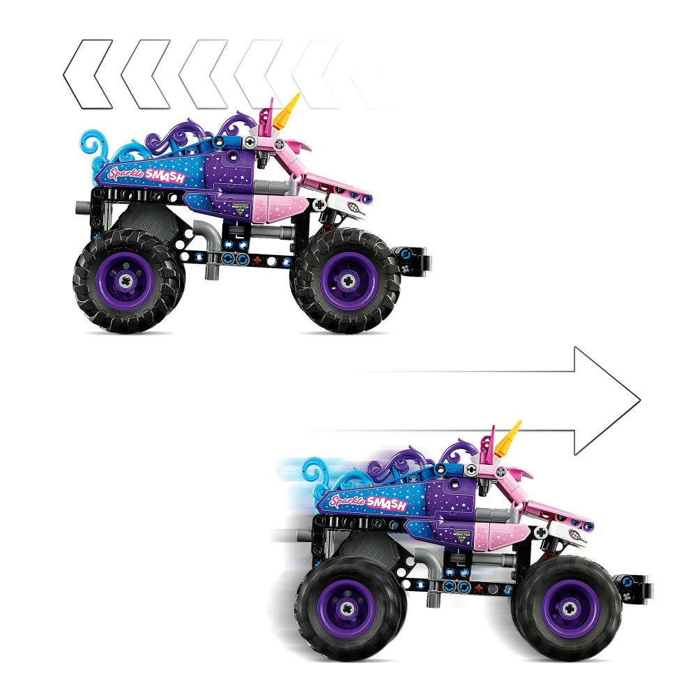 Конструктор LEGO Technic Monster Jam Sparkle Smash 42220 с механизмом pull-back