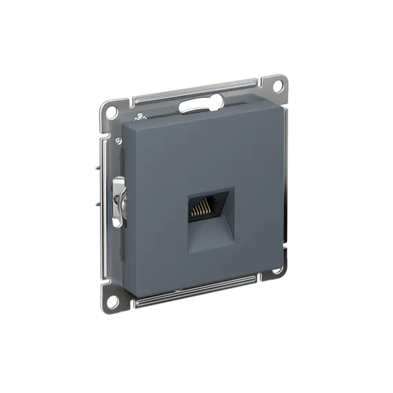 Розетка компьютерная RJ45 Cat 5e Systeme Electric AtlasDesign Грифель ATN000783