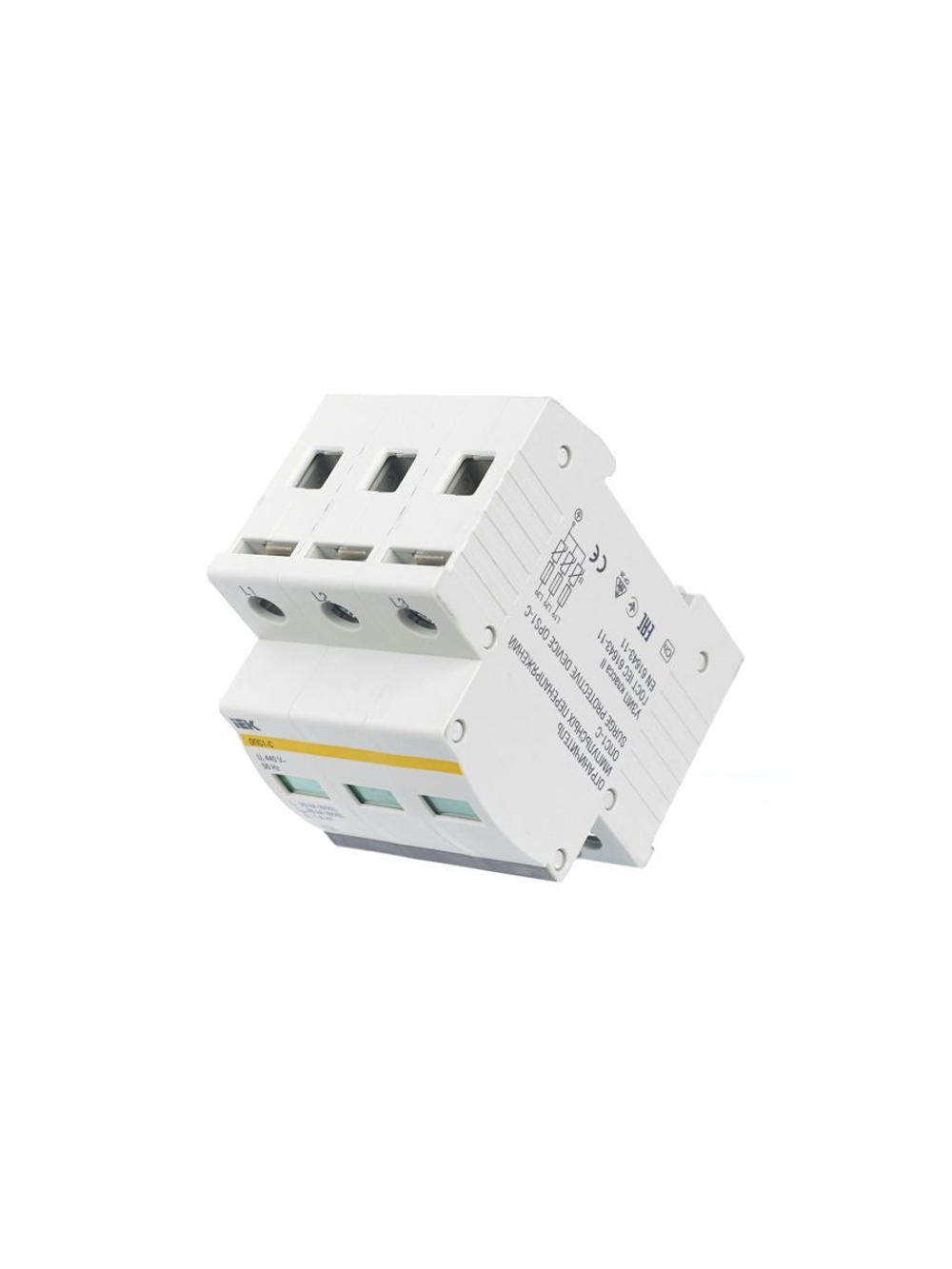 Ограничитель перенапряжения ОПС1-C 3P KARAT IEK MOP20-3-C