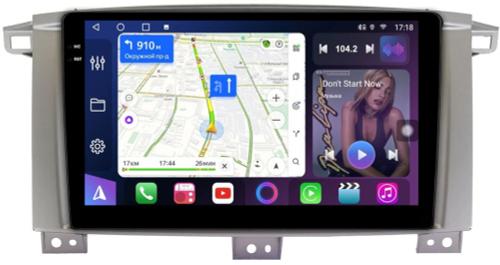 Магнитола для Toyota Land Cruiser 105 1998-2007 - FarCar BM457/1234M-2K монитор 9.5" 2K QLED на Android 14, Быстрая, CarPlay, 4G SIM-слот