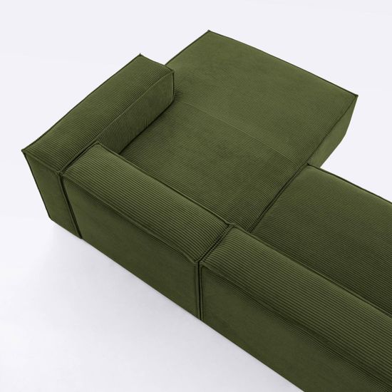 3-х местный диван Blok La Forma цвет зеленый 330 см