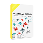 Каталог Обложки прозрачные пластиковые ГЕЛЕОС А4 0.2 мм желтые 100 шт. от ГЕЛЕОС