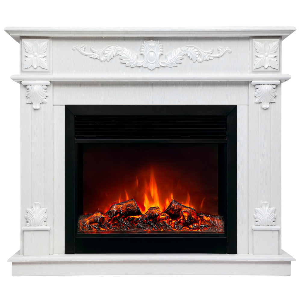 Каминокомплект Real Flame Philadelphia 25,5/26 WT с очагом Moonblaze Deluxe Black