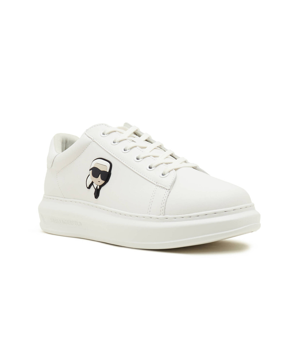 Кожаные кроссовки kapri karl nft lo lace Karl Lagerfeld - экрю(KL52530N)