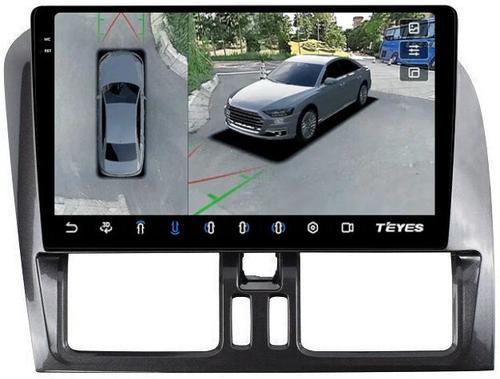 Магнитола для Volvo XC60 2014-2017 - Teyes CC3-2K-360 на Android 10, Быстрая, 2K QLED, CarPlay, 4G SIM-слот, 4 камеры в комплекте