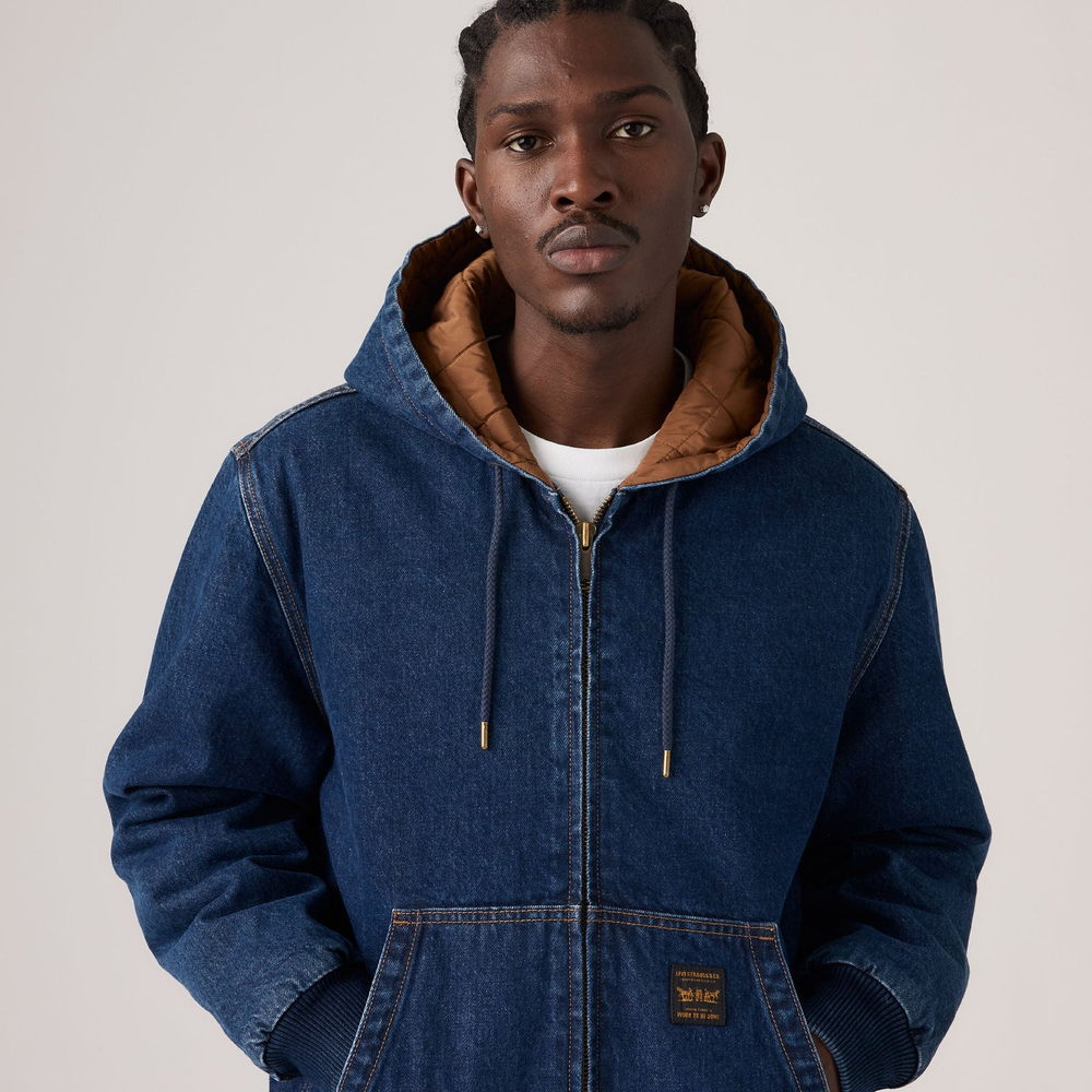 Куртка джинсовая утепленная мужская LEVI'S POTRERO DENIM HOODY