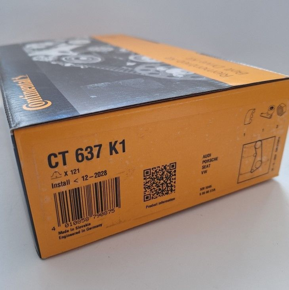 Комплект ремня ГРМ Continental CT637K1