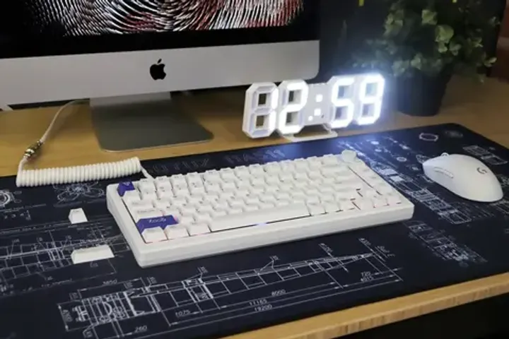Akko MOD 007 PC Blue on White (с апгрейдом)
