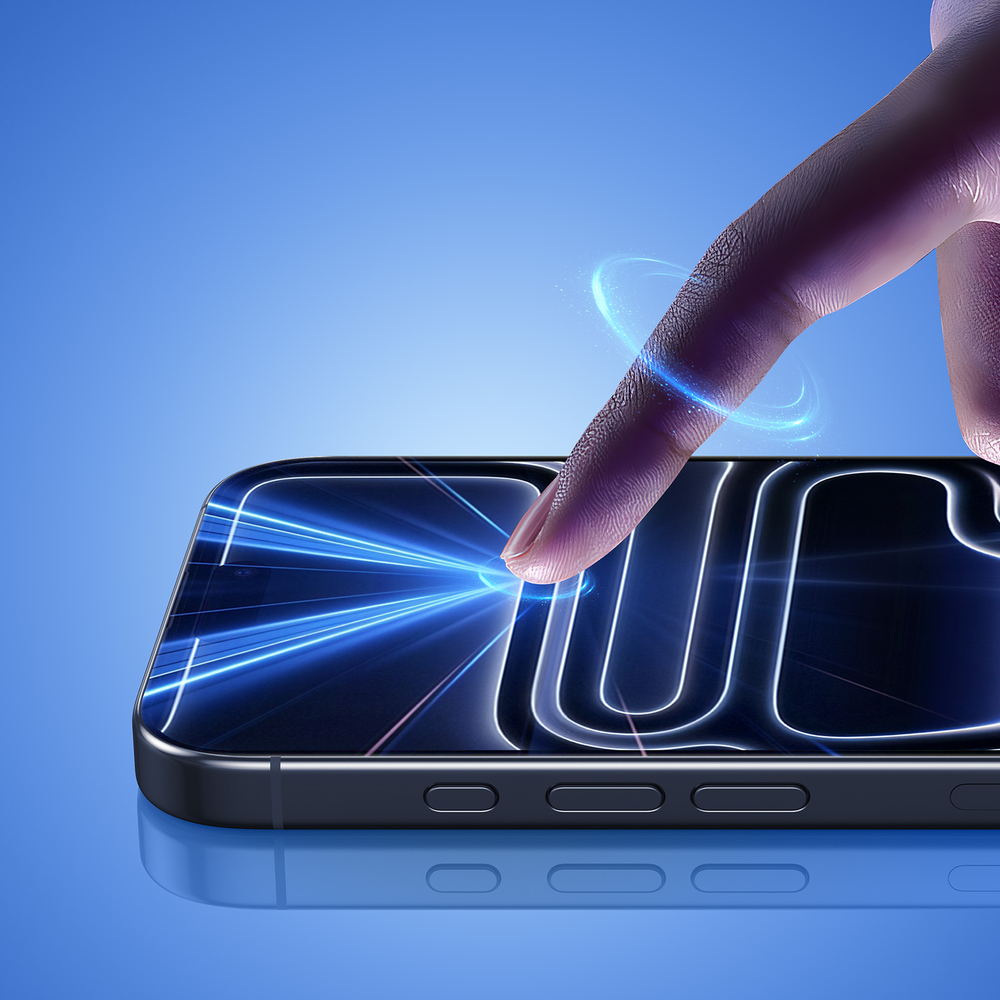 Защитное стекло для смартфона iPhone 17 Pro Max, серия Roga Series от Dux Ducis (комплект с ванночкой для автоматического выравнивания и установки)