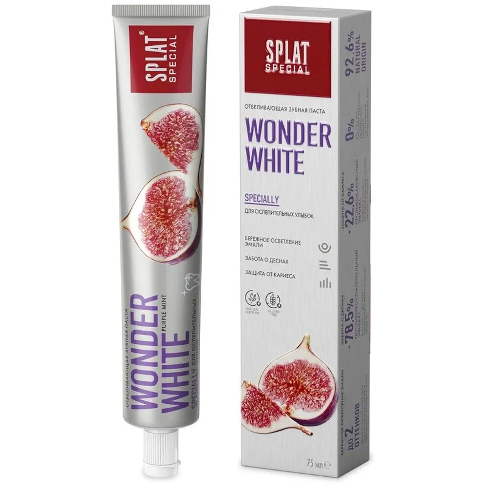 Зубная паста SPLAT SPECIAL WONDERWHITE ОТБЕЛИВАЮЩАЯ 75мл