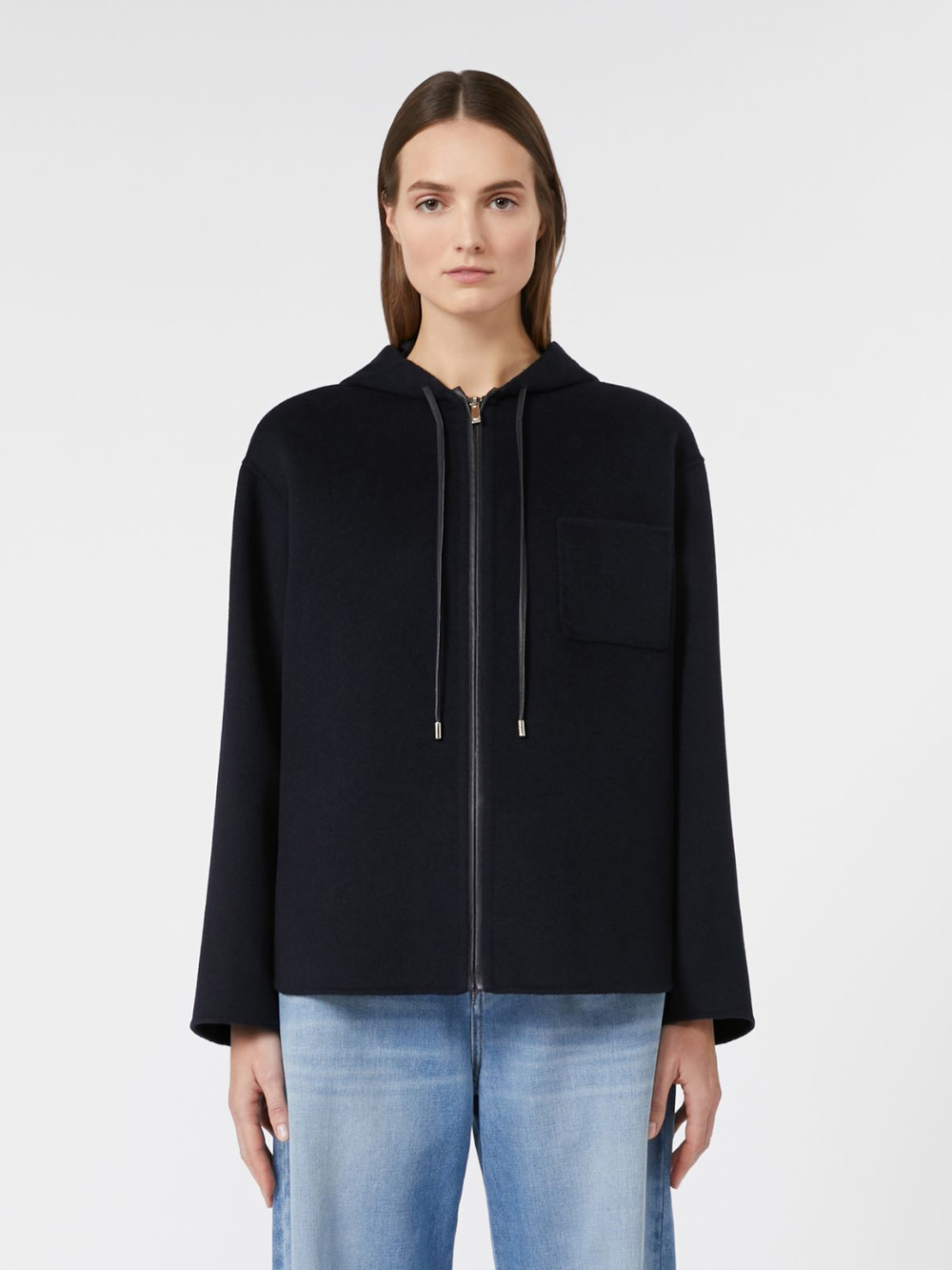 Пальто с капюшоном MAX MARA