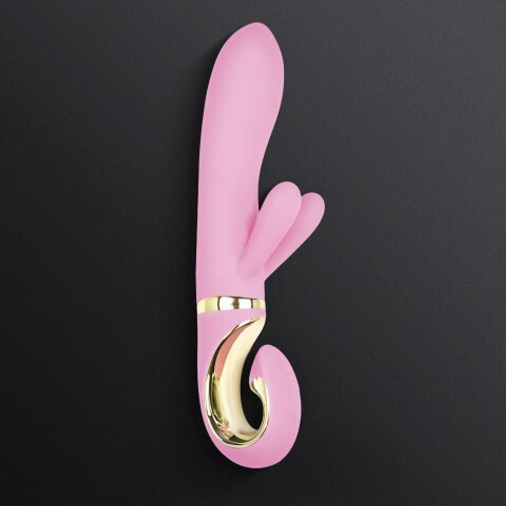 Вибратор Gvibe Grabbit для точки G и внешней стимуляции, 3 мотора, 22 × 3,5 см