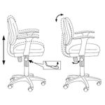 Кресло детское Бюрократ CH-W356AXSN/15-118 салатовый, пластик белый